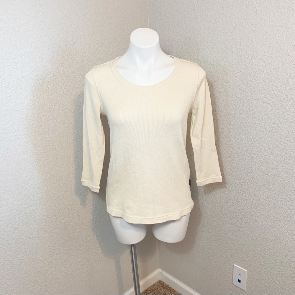 3/$25 Patagonia 3/4 Sleeve Waffle Top